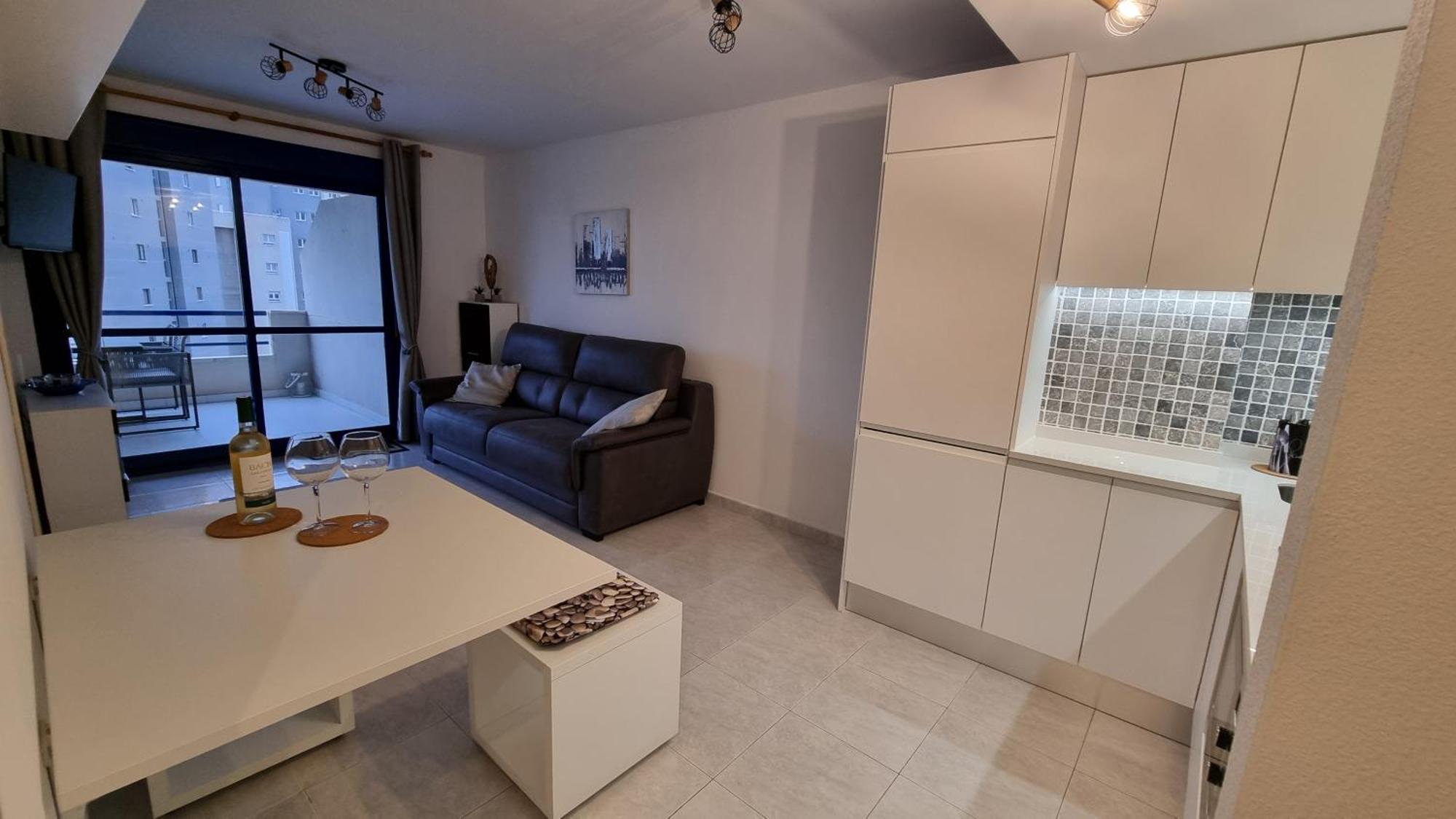 Apartment Turquesa Beach 34B Калпе Екстериор снимка